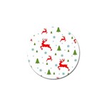 Christmas Texture, Pattern, Red, Craciun, Christmas, Snowflake, Golf Ball Marker