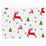 Christmas Texture, Pattern, Red, Craciun, Christmas, Snowflake, Large Glasses Cloth