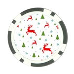 Christmas Texture, Pattern, Red, Craciun, Christmas, Snowflake, Poker Chip Card Guard