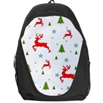 Christmas Texture, Pattern, Red, Craciun, Christmas, Snowflake, Backpack Bag