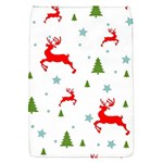 Christmas Texture, Pattern, Red, Craciun, Christmas, Snowflake, Removable Flap Cover (S)