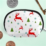 Christmas Texture, Pattern, Red, Craciun, Christmas, Snowflake, Accessory Pouch (Medium)