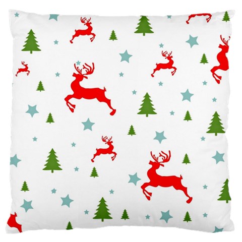 Christmas Texture, Pattern, Red, Craciun, Christmas, Snowflake, Standard Premium Plush Fleece Cushion Case (Two Sides) from ArtsNow.com Back