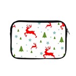 Christmas Texture, Pattern, Red, Craciun, Christmas, Snowflake, Apple MacBook Pro 15  Zipper Case