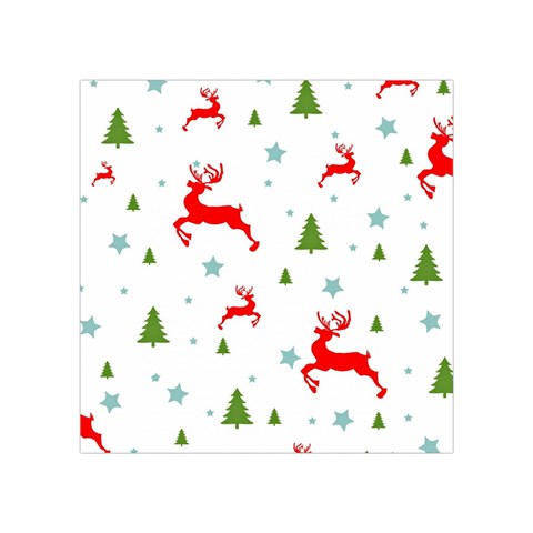 Christmas Texture, Pattern, Red, Craciun, Christmas, Snowflake, Square Tapestry (Small) from ArtsNow.com Front