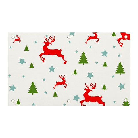 Christmas Texture, Pattern, Red, Craciun, Christmas, Snowflake, Banner and Sign 5  x 3  from ArtsNow.com Front