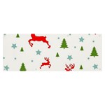 Christmas Texture, Pattern, Red, Craciun, Christmas, Snowflake, Banner and Sign 8  x 3 