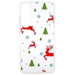 Christmas Texture, Pattern, Red, Craciun, Christmas, Snowflake, Samsung Galaxy S24 Ultra 6.9 Inch TPU UV Case