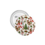 Christmas Texture, Pattern, Red, Tree, Craciun, Green, Christmas 1.75  Buttons