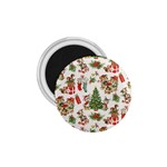 Christmas Texture, Pattern, Red, Tree, Craciun, Green, Christmas 1.75  Magnets