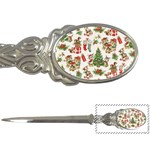 Christmas Texture, Pattern, Red, Tree, Craciun, Green, Christmas Letter Opener