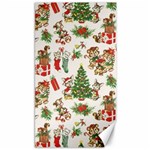 Christmas Texture, Pattern, Red, Tree, Craciun, Green, Christmas Canvas 40  x 72 