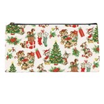 Christmas Texture, Pattern, Red, Tree, Craciun, Green, Christmas Pencil Cases