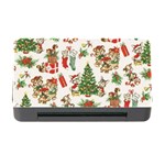 Christmas Texture, Pattern, Red, Tree, Craciun, Green, Christmas Memory Card Reader with CF