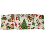 Christmas Texture, Pattern, Red, Tree, Craciun, Green, Christmas 21 x60  Body Pillow Case Dakimakura (Two Sides)