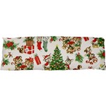 Christmas Texture, Pattern, Red, Tree, Craciun, Green, Christmas 21 x63  Body Pillow Case Dakimakura (Two Sides)