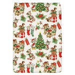 Christmas Texture, Pattern, Red, Tree, Craciun, Green, Christmas Removable Flap Cover (L)