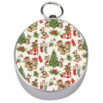 Christmas Texture, Pattern, Red, Tree, Craciun, Green, Christmas Silver Compasses