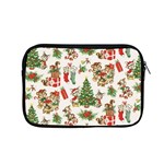 Christmas Texture, Pattern, Red, Tree, Craciun, Green, Christmas Apple MacBook Pro 15  Zipper Case