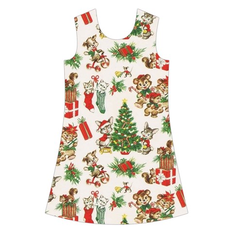 Christmas Texture, Pattern, Red, Tree, Craciun, Green, Christmas Kids  Short Sleeve Velvet Dress from ArtsNow.com Front