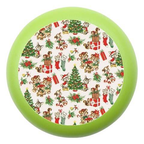 Christmas Texture, Pattern, Red, Tree, Craciun, Green, Christmas Dento Box with Mirror from ArtsNow.com Front