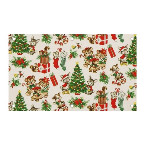 Christmas Texture, Pattern, Red, Tree, Craciun, Green, Christmas Banner and Sign 5  x 3  from ArtsNow.com Front