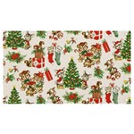 Christmas Texture, Pattern, Red, Tree, Craciun, Green, Christmas Banner and Sign 7  x 4 