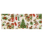 Christmas Texture, Pattern, Red, Tree, Craciun, Green, Christmas Banner and Sign 8  x 3 