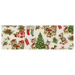 Christmas Texture, Pattern, Red, Tree, Craciun, Green, Christmas Banner and Sign 12  x 4 