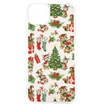 Christmas Texture, Pattern, Red, Tree, Craciun, Green, Christmas iPhone 15 TPU UV Print Case