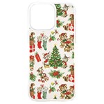 Christmas Texture, Pattern, Red, Tree, Craciun, Green, Christmas iPhone 15 Plus TPU UV Print Case