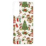 Christmas Texture, Pattern, Red, Tree, Craciun, Green, Christmas Samsung Galaxy S24 6.2 Inch TPU UV Case