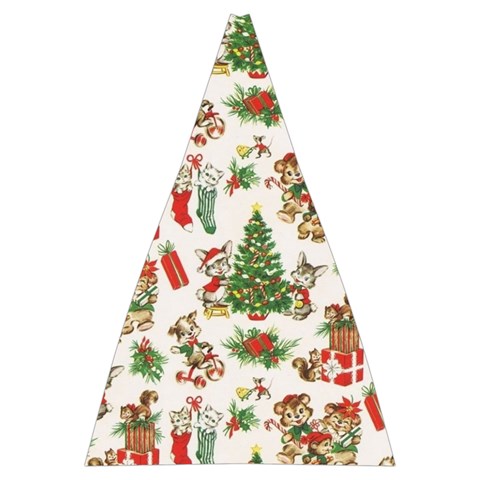 Christmas Texture, Pattern, Red, Tree, Craciun, Green, Christmas Automatic Folding Umbrella with Case (Large) from ArtsNow.com 13.71 x19.92  Umbrella - 1