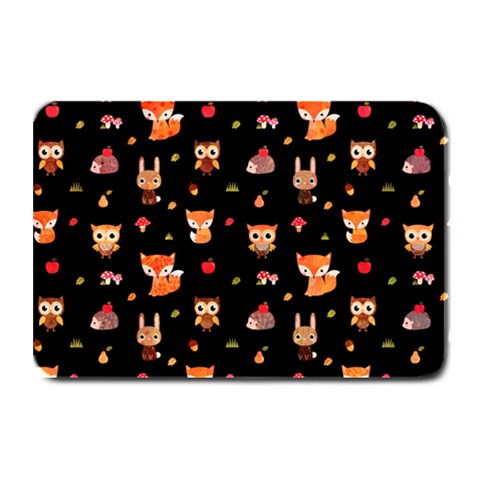 Cool Woodland Animal, Koteto, Scandinavian, Acorn Plate Mats from ArtsNow.com 18 x12  Plate Mat