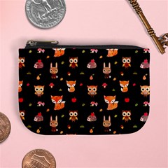 Cool Woodland Animal, Koteto, Scandinavian, Acorn Mini Coin Purse from ArtsNow.com Front