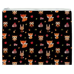 Cool Woodland Animal, Koteto, Scandinavian, Acorn Cosmetic Bag (XXXL) from ArtsNow.com Front