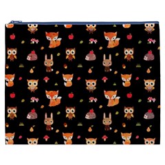 Cool Woodland Animal, Koteto, Scandinavian, Acorn Cosmetic Bag (XXXL) from ArtsNow.com Front