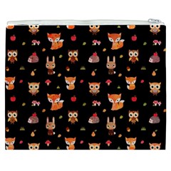 Cool Woodland Animal, Koteto, Scandinavian, Acorn Cosmetic Bag (XXXL) from ArtsNow.com Back