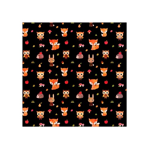 Cool Woodland Animal, Koteto, Scandinavian, Acorn Square Tapestry (Small) from ArtsNow.com Front