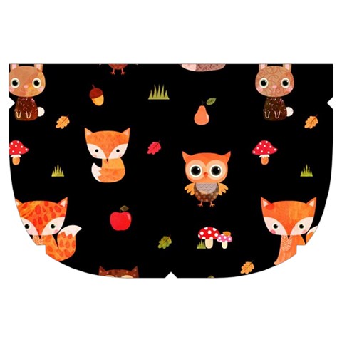 Cool Woodland Animal, Koteto, Scandinavian, Acorn Make Up Case (Large) from ArtsNow.com Side Right