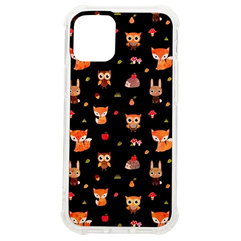 Cool Woodland Animal, Koteto, Scandinavian, Acorn iPhone 12 mini TPU UV Print Case	 from ArtsNow.com Front