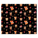 Cool Woodland Animal, Koteto, Scandinavian, Acorn Premium Plush Fleece Blanket (Small)