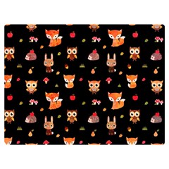 Cool Woodland Animal, Koteto, Scandinavian, Acorn Two Sides Premium Plush Fleece Blanket (Baby Size) from ArtsNow.com 40 x30  Blanket Back