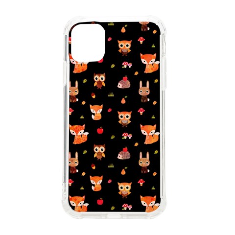 Cool Woodland Animal, Koteto, Scandinavian, Acorn iPhone 11 TPU UV Print Case from ArtsNow.com Front