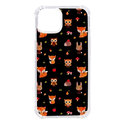 Cool Woodland Animal, Koteto, Scandinavian, Acorn iPhone 14 TPU UV Print Case from ArtsNow.com Front