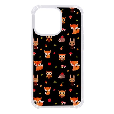 Cool Woodland Animal, Koteto, Scandinavian, Acorn iPhone 13 Pro TPU UV Print Case from ArtsNow.com Front