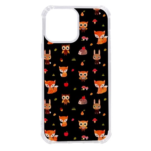 Cool Woodland Animal, Koteto, Scandinavian, Acorn iPhone 13 Pro Max TPU UV Print Case from ArtsNow.com Front