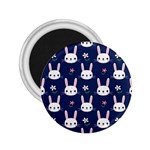 Cute Bunny Pattern, Easter, Koteto 2.25  Magnets