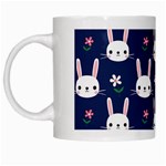 Cute Bunny Pattern, Easter, Koteto White Mug