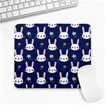 Cute Bunny Pattern, Easter, Koteto Large Mousepad